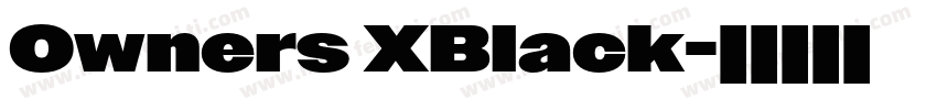 Owners XBlack字体转换